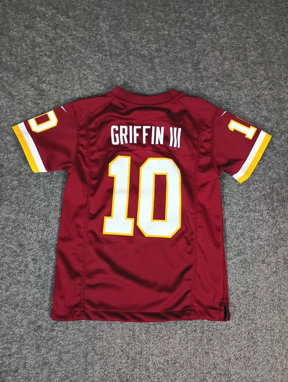 Nike On Field Robert Griffin III #10 Redskins Jersey Youth Small NFL Burgundy
